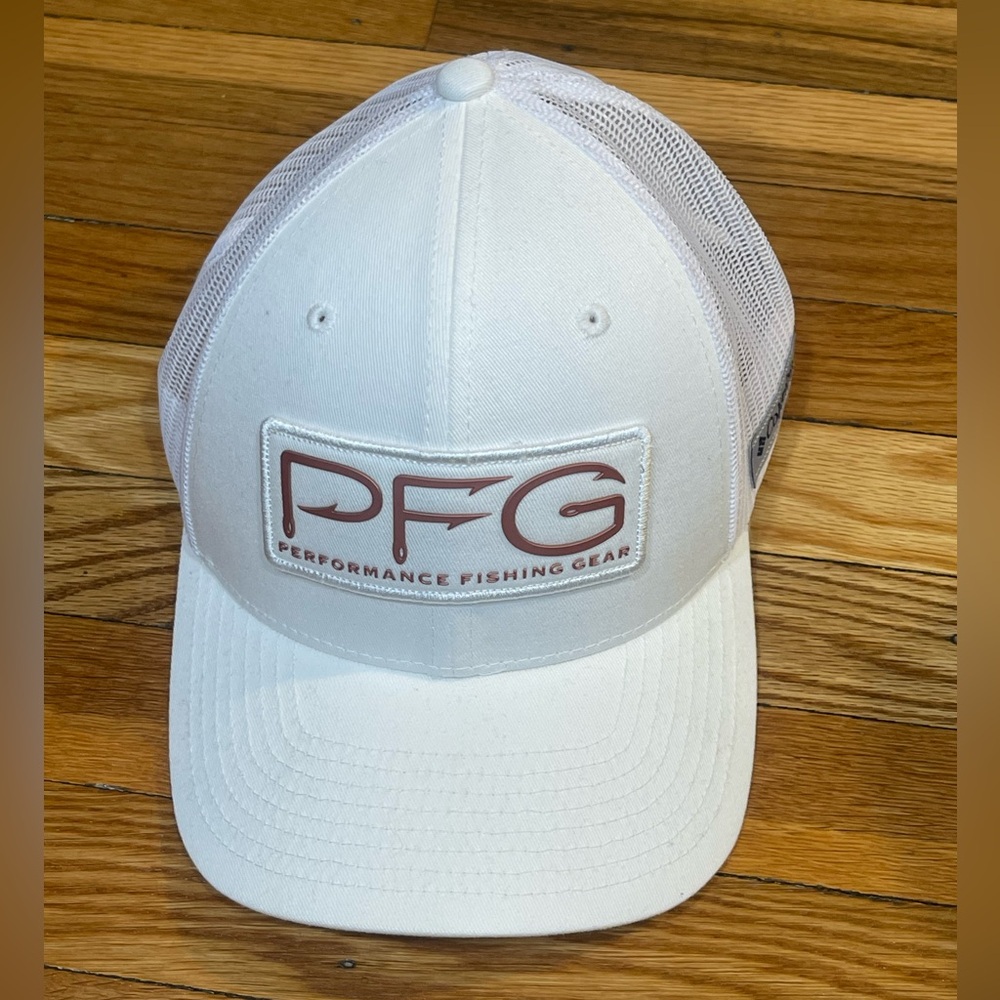 Performance Fishing Gear (PFG) Trucker Hat - White
